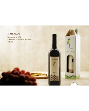 Lacerta Merlot 2013 cutie | Lacerta Winery | Dealu Mare 